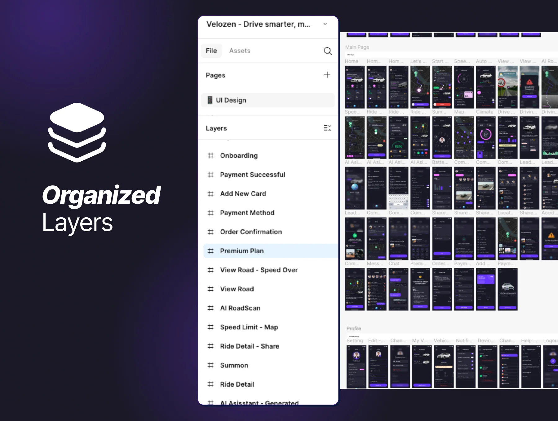 Velozen - A super app UI kit designed to assist your driving 3