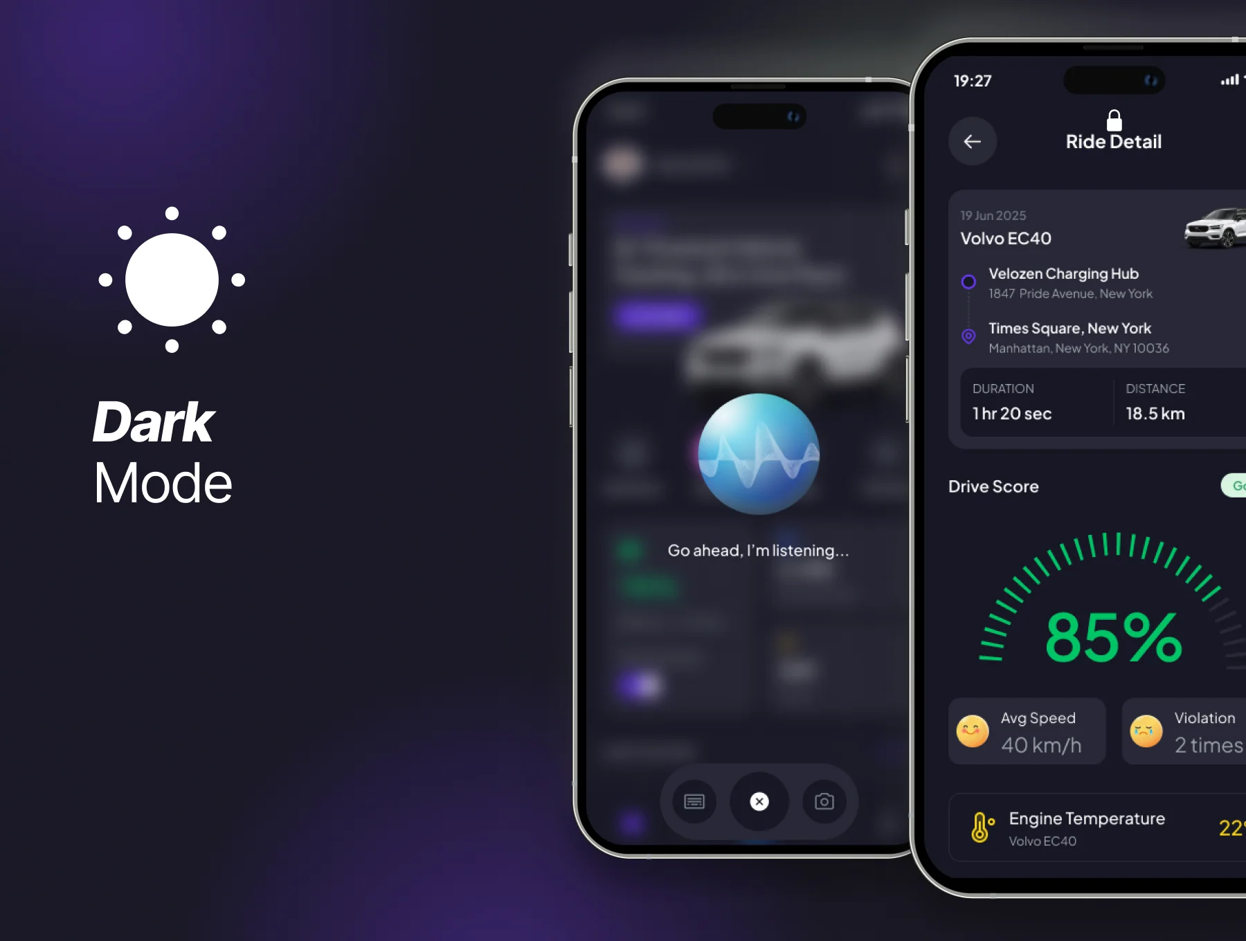 Velozen - A super app UI kit designed to assist your driving 5