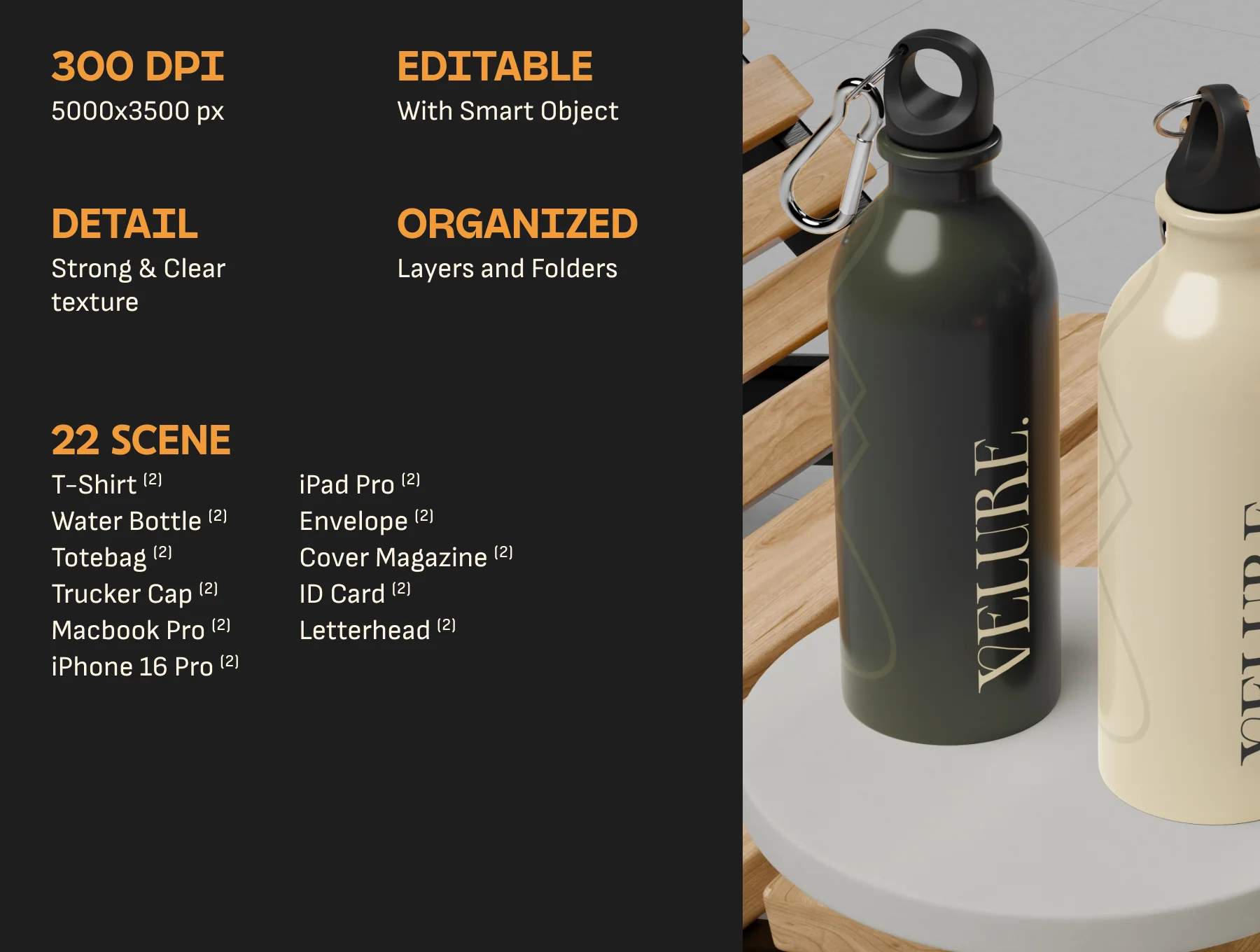 Velure — Branding Kit Mockup Collection 2