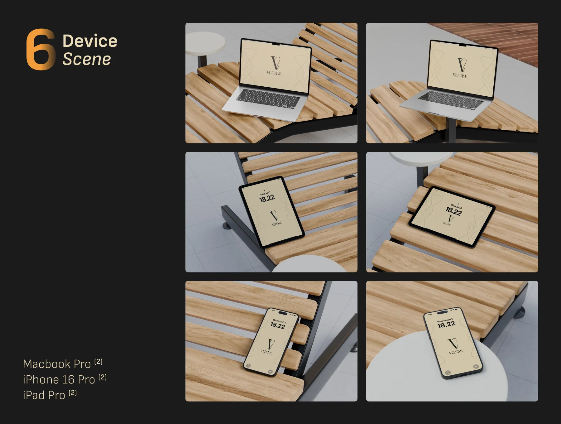 Velure — Branding Kit Mockup Collection 4