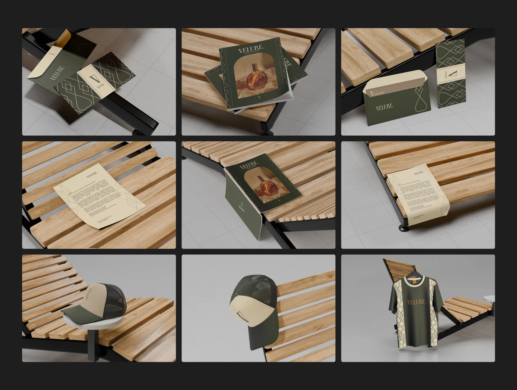 Velure — Branding Kit Mockup Collection 8