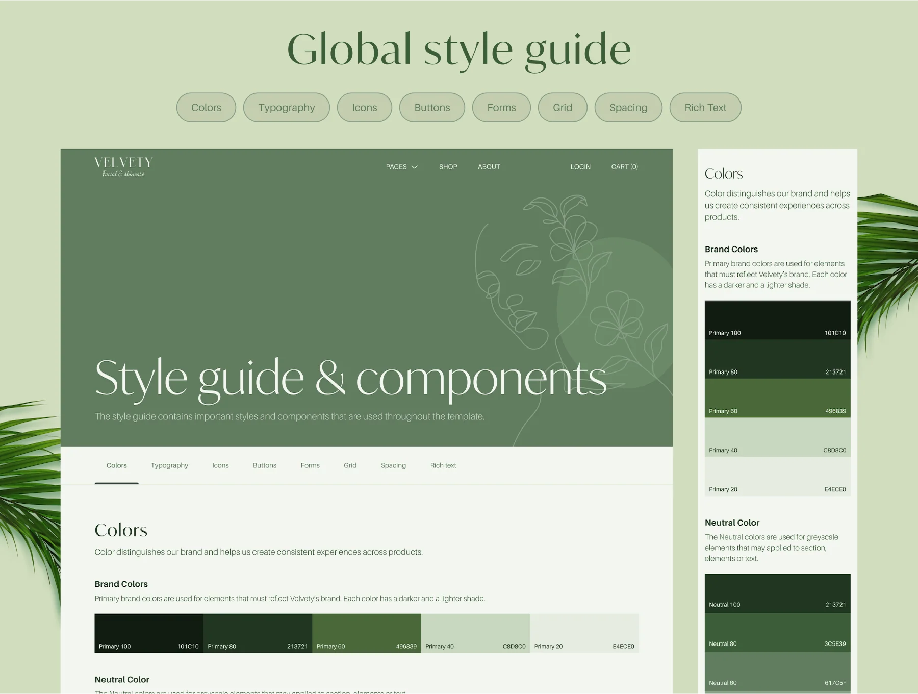 Velvety - Beauty & Wellness Website UI Kit 6