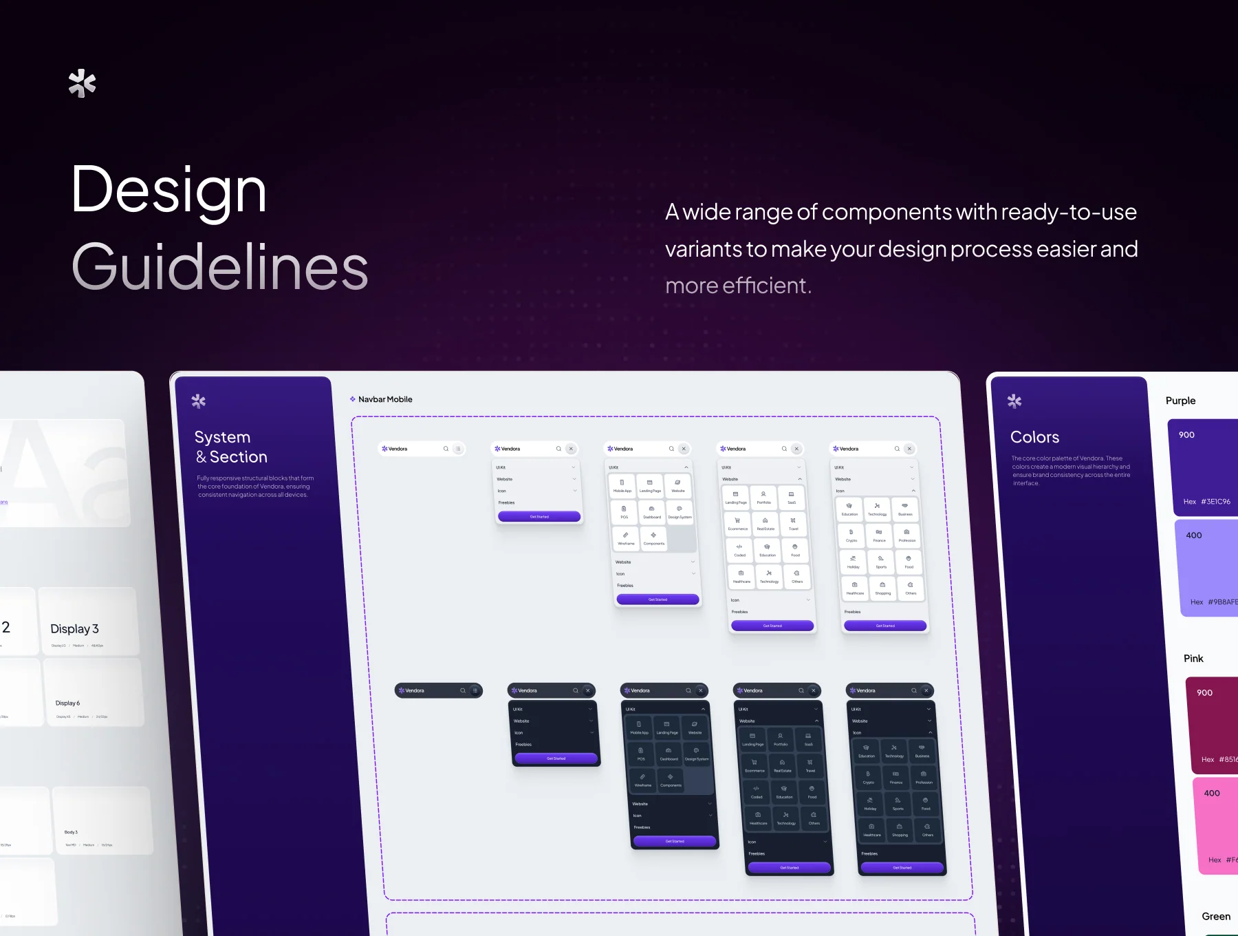 Vendora - Digital Asset Marketplace Website UI Kit 4