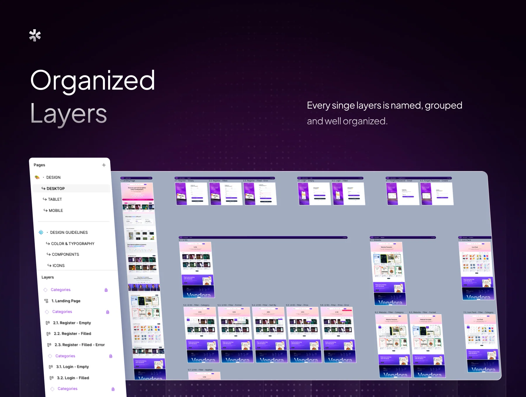 Vendora - Digital Asset Marketplace Website UI Kit 5