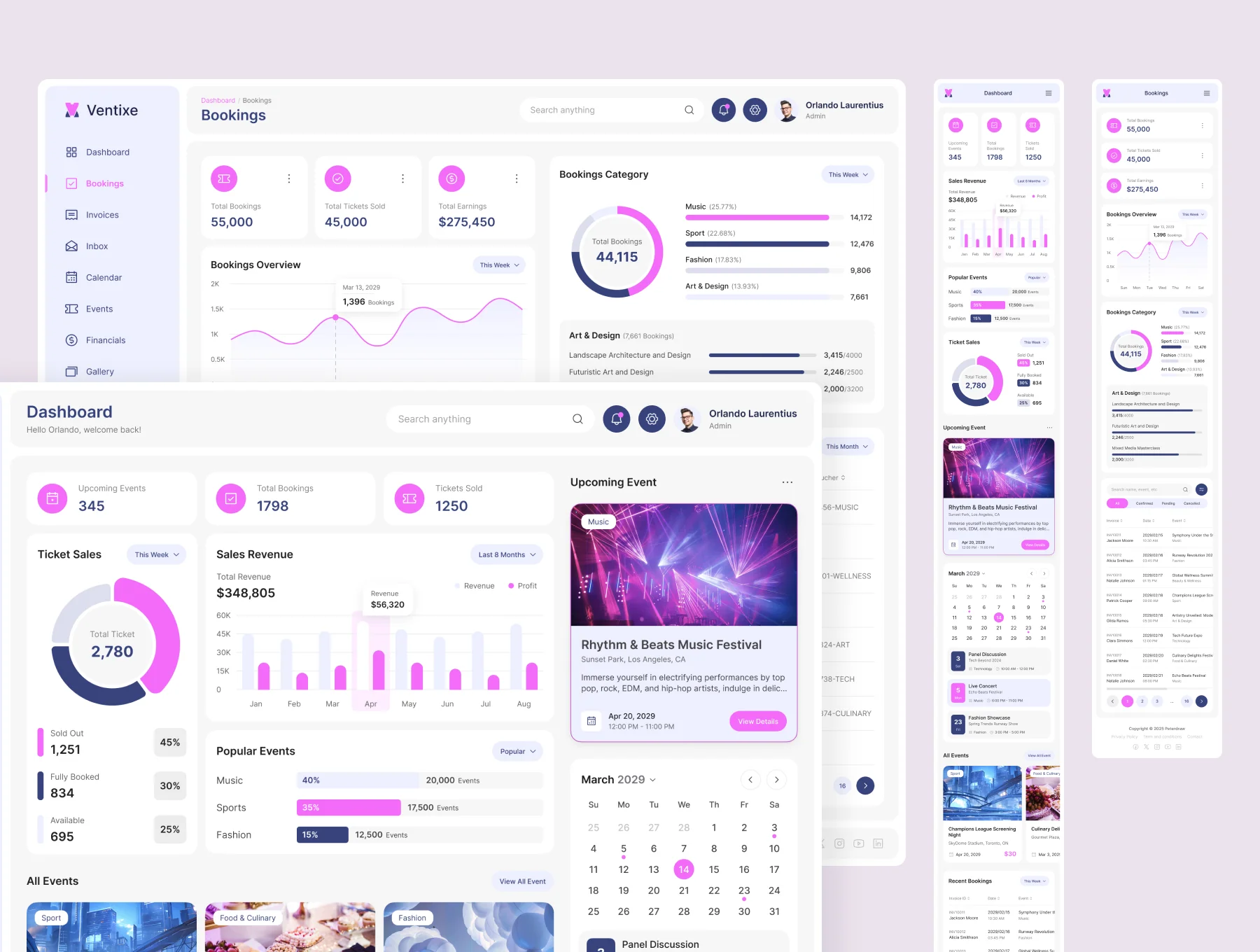 Ventixe - Event Management Dashboard 2