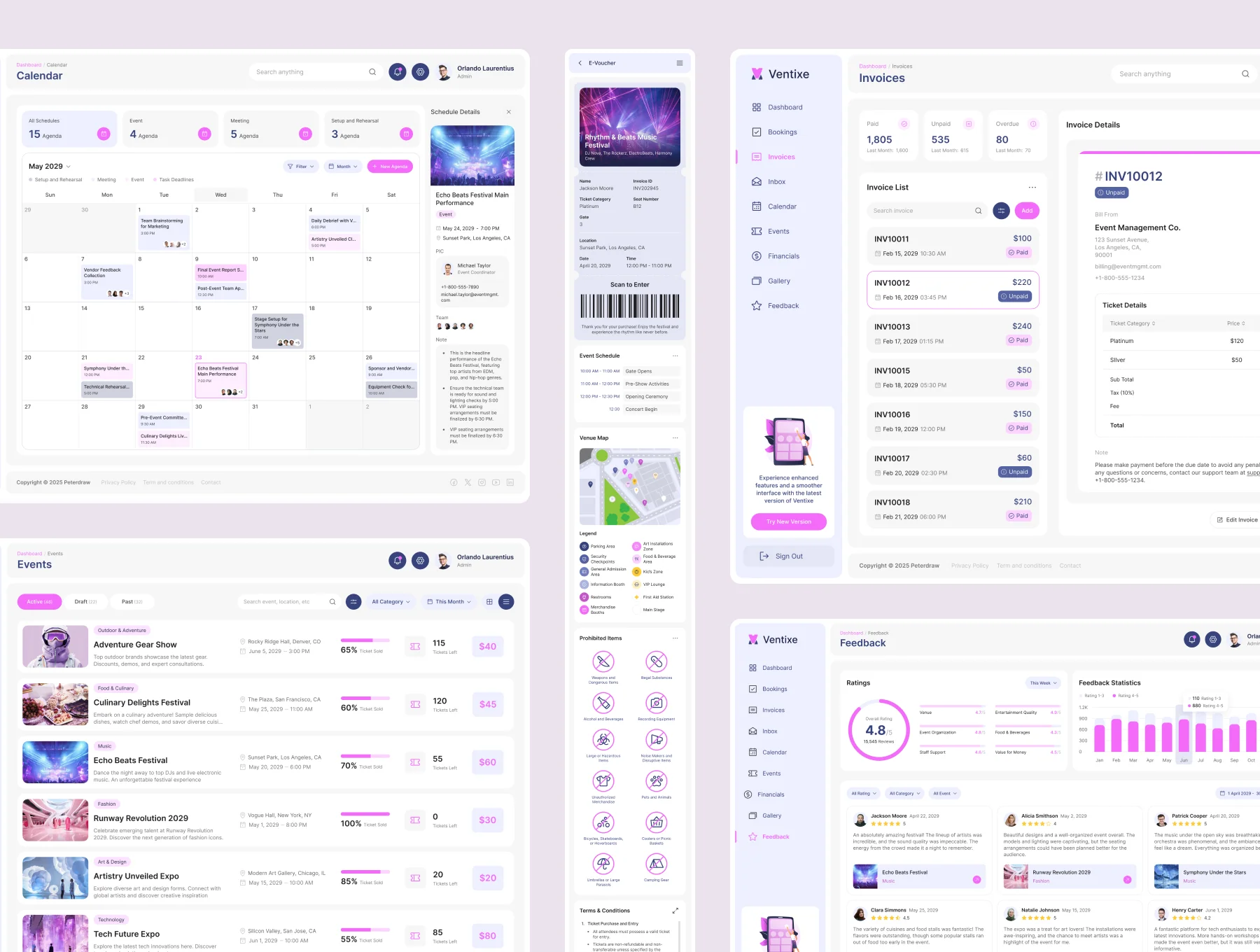 Ventixe - Event Management Dashboard 3