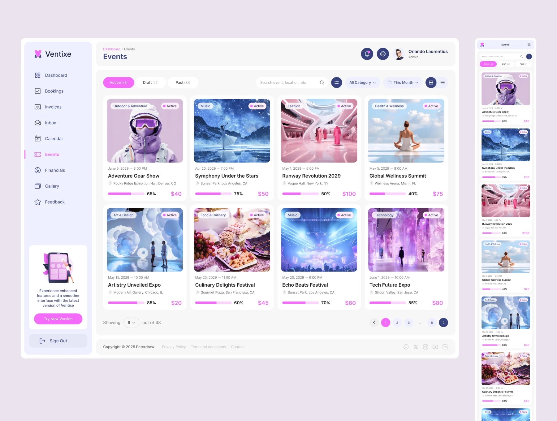 Ventixe - Event Management Dashboard 4