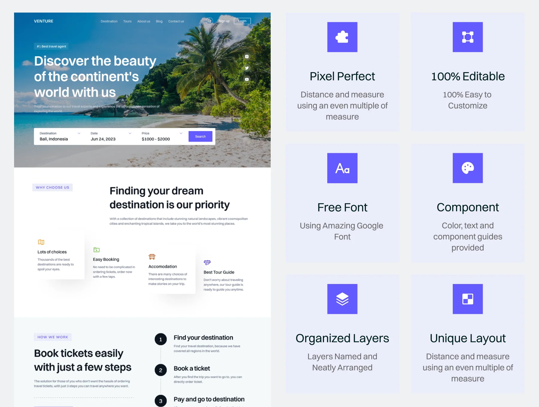 Venture - Travel Agent Website 6