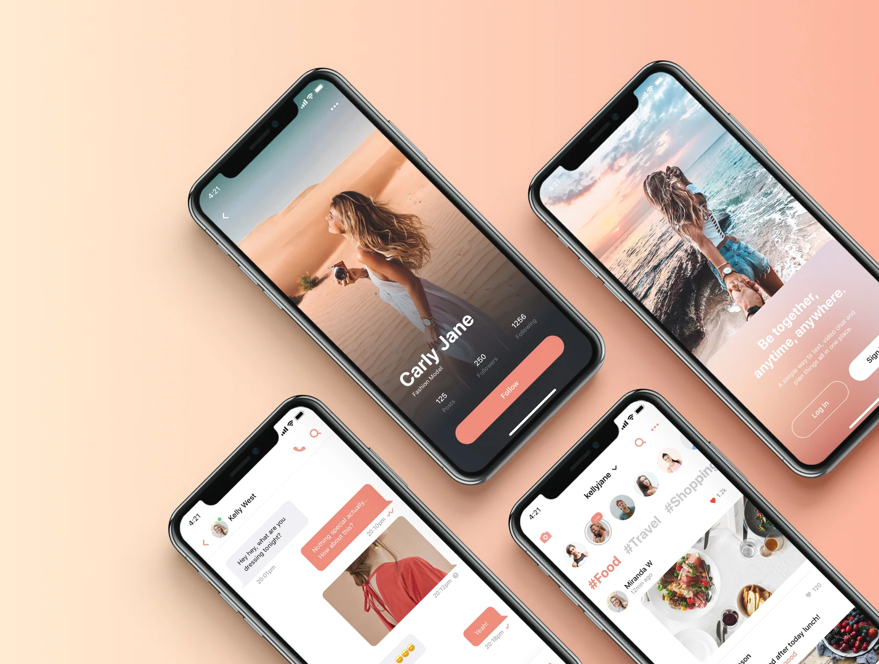 Venus Social Mobile UI Kit 2