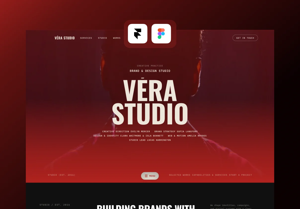 VERA STUDIO — Creative Agency Template