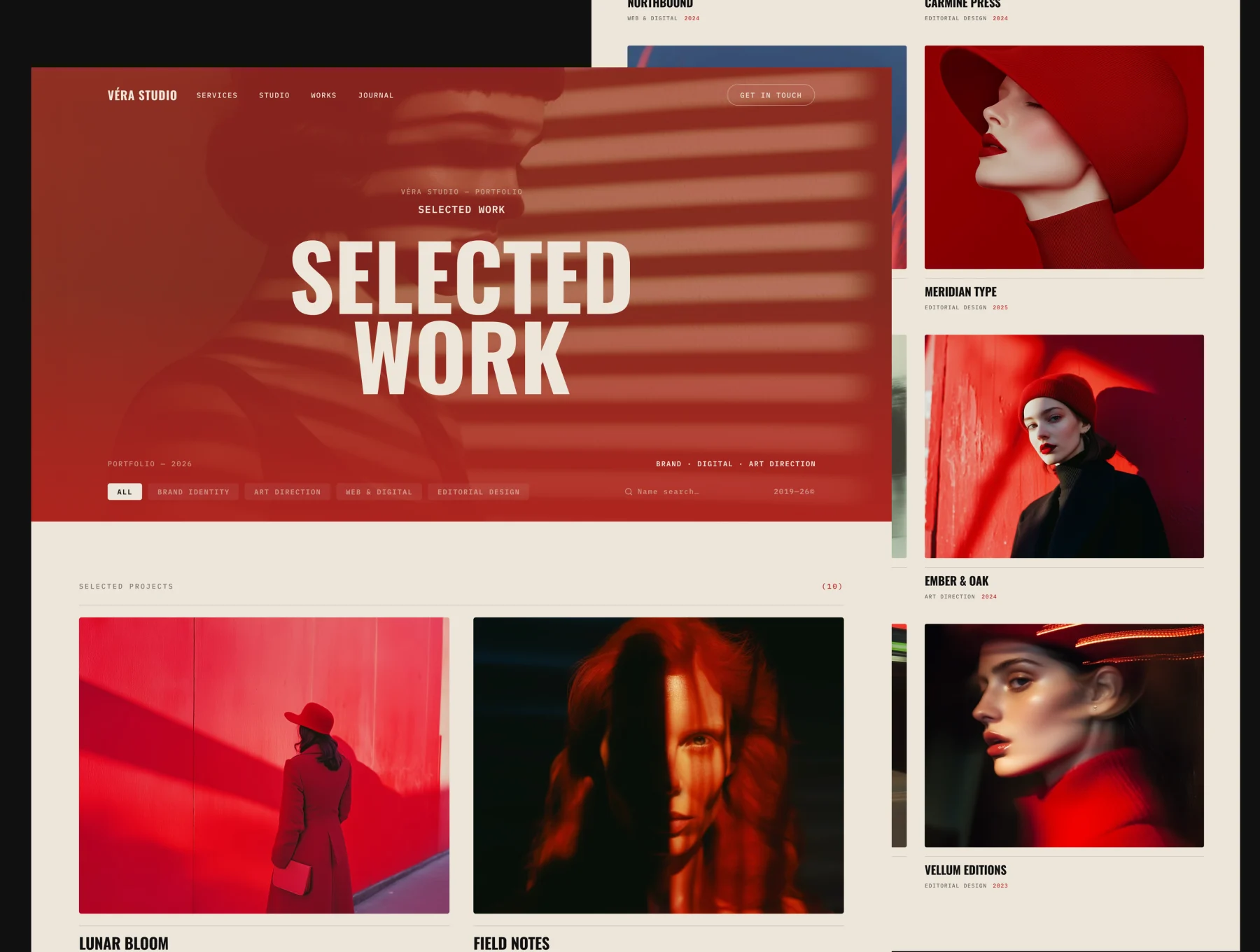 VERA STUDIO — Creative Agency Template 3