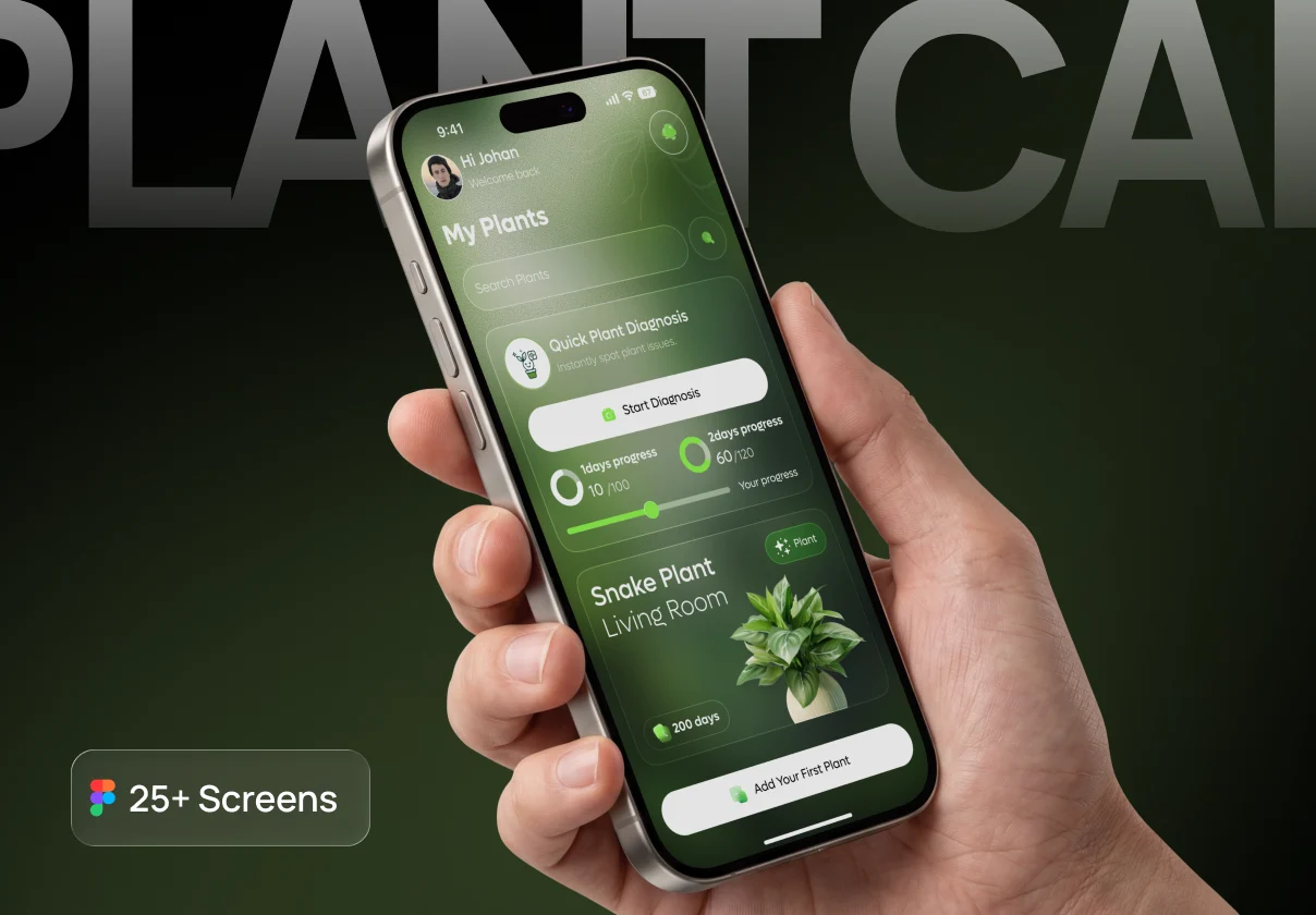 Verda — Smart AI Plant Care Mobile App UI Kit