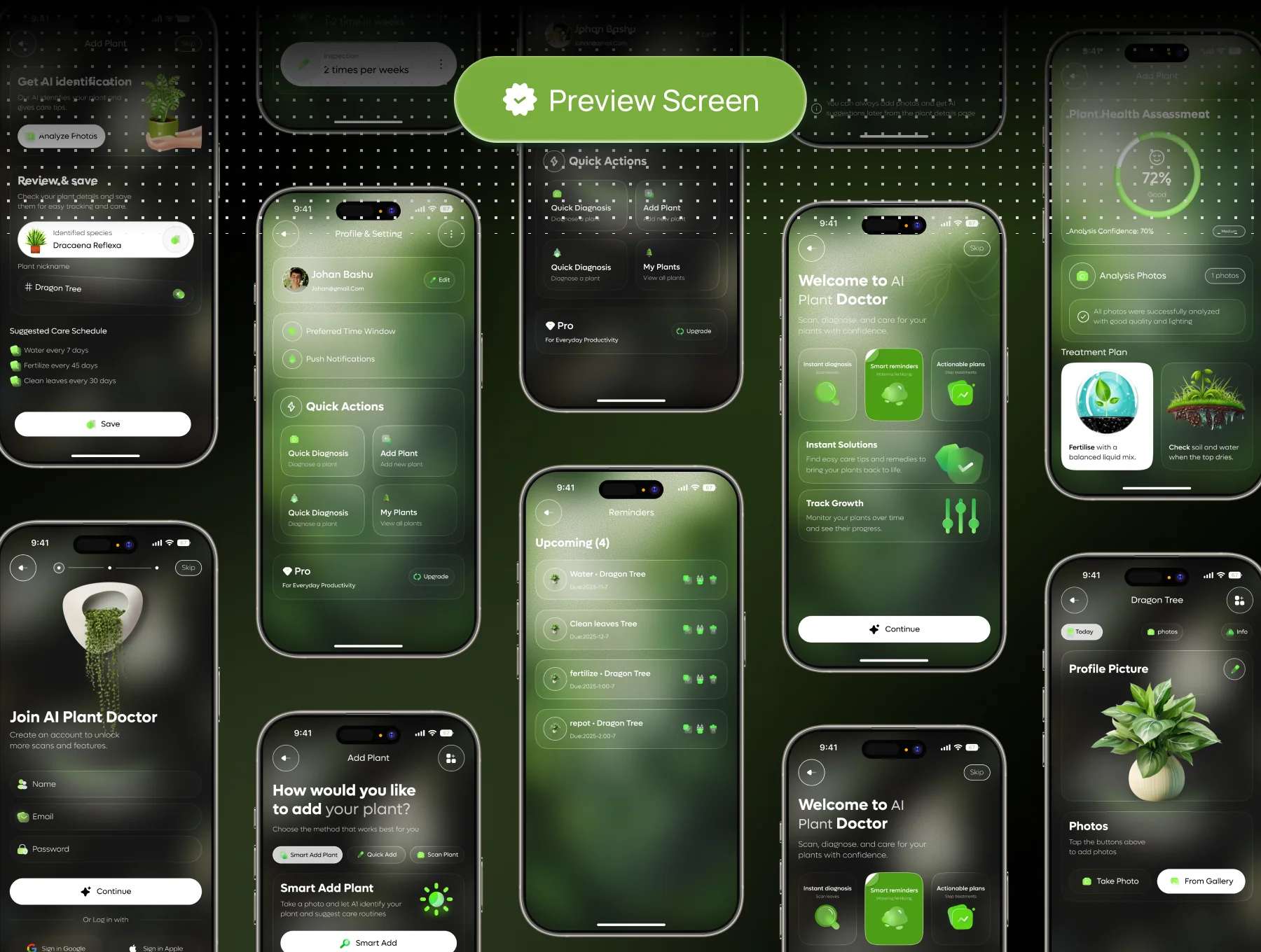 Verda — Smart AI Plant Care Mobile App UI Kit 5