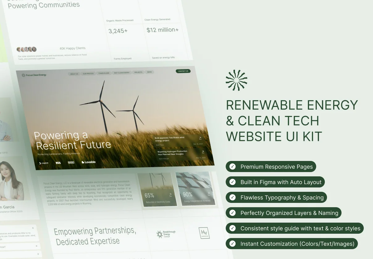 Verdant — Renewable Energy & Clean Tech Website