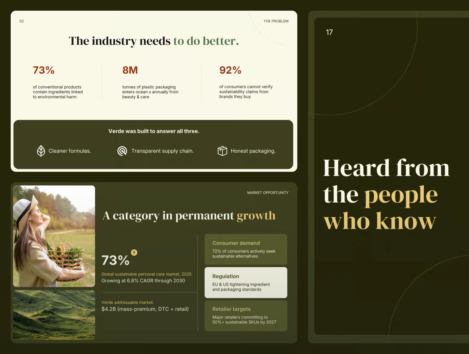 VERDE - Eco & Sustainable Brand Presentation Deck 7