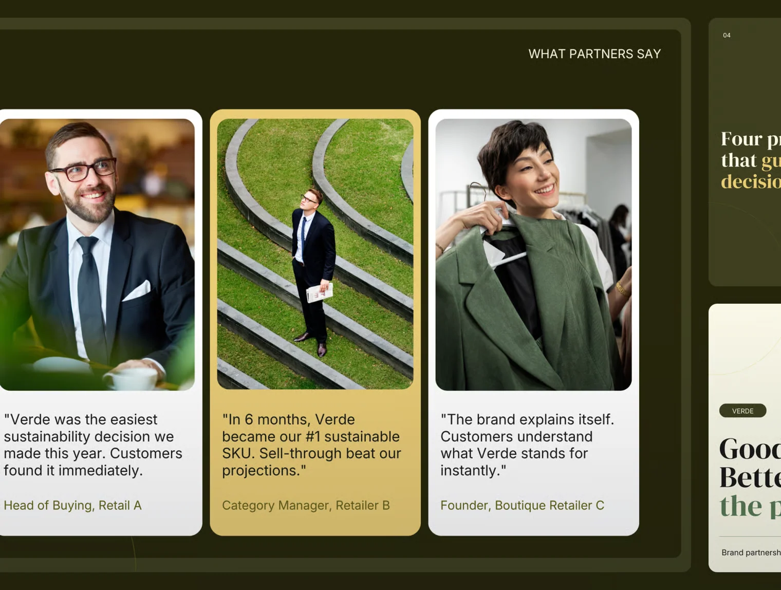 VERDE - Eco & Sustainable Brand Presentation Deck 8