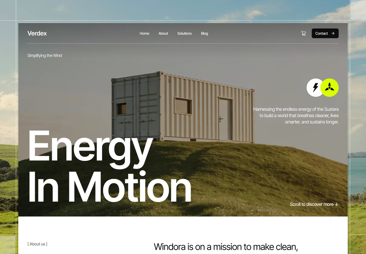 Verdex – Renewable Energy & Sustainability Website