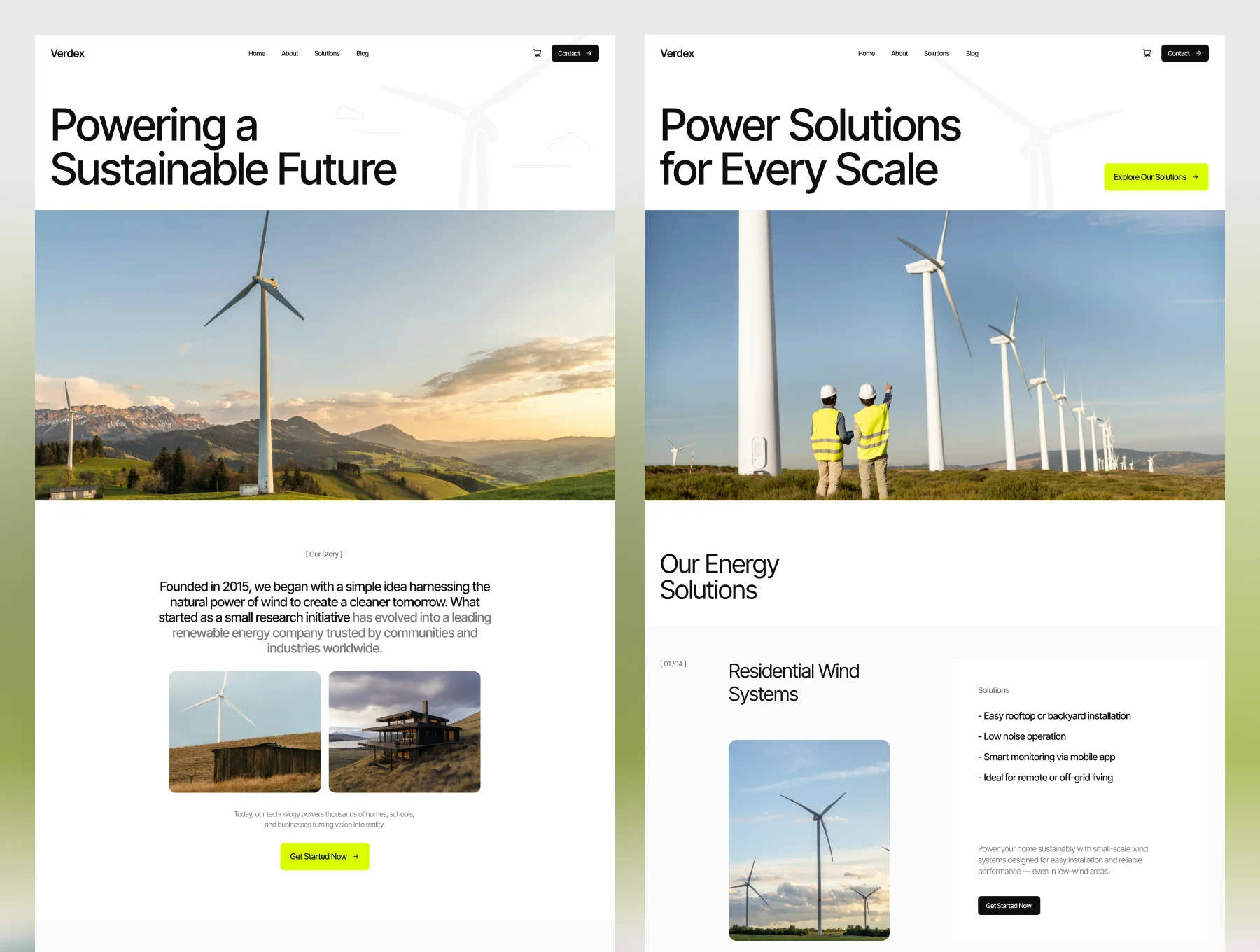 Verdex – Renewable Energy & Sustainability Website