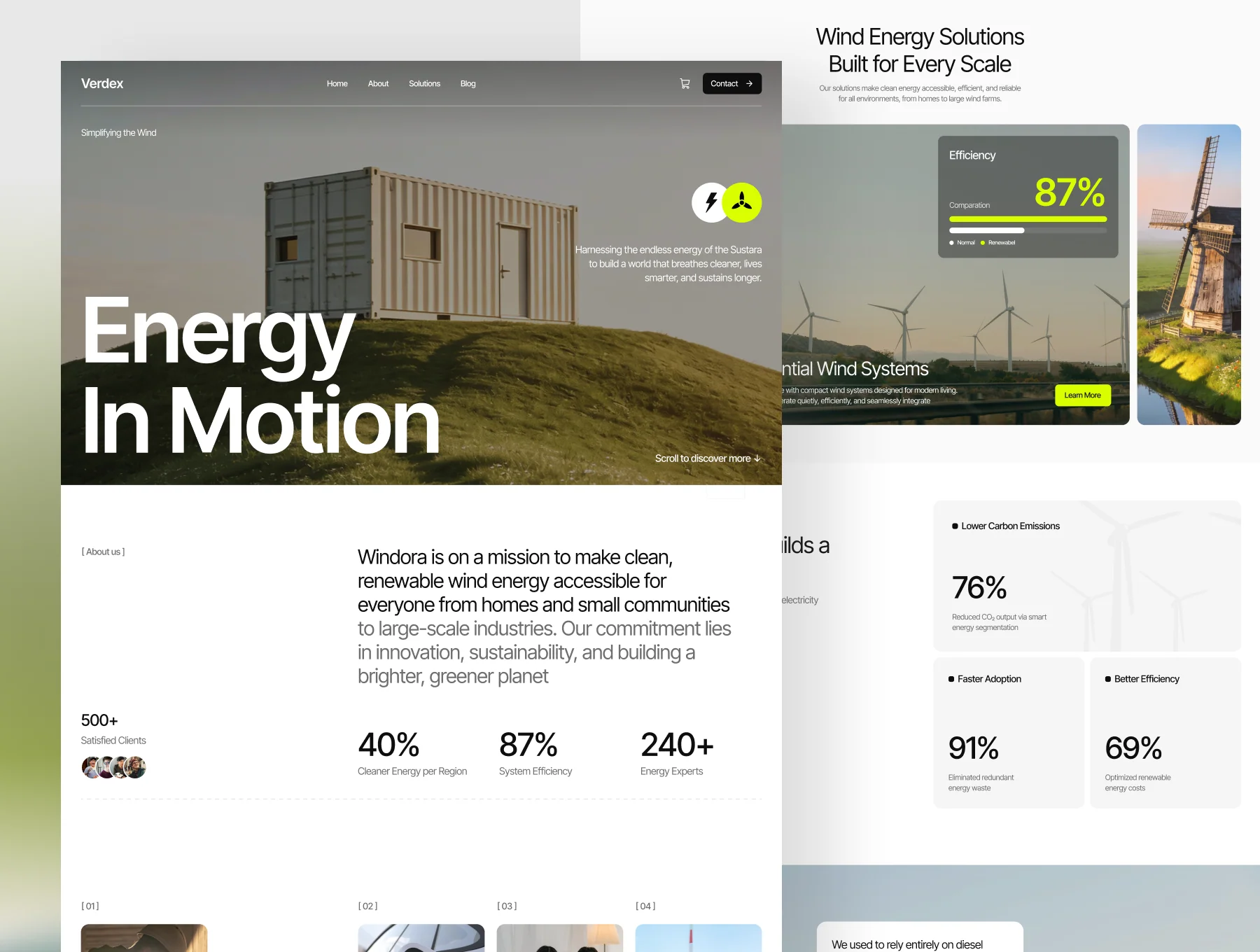 Verdex – Renewable Energy & Sustainability Website 4