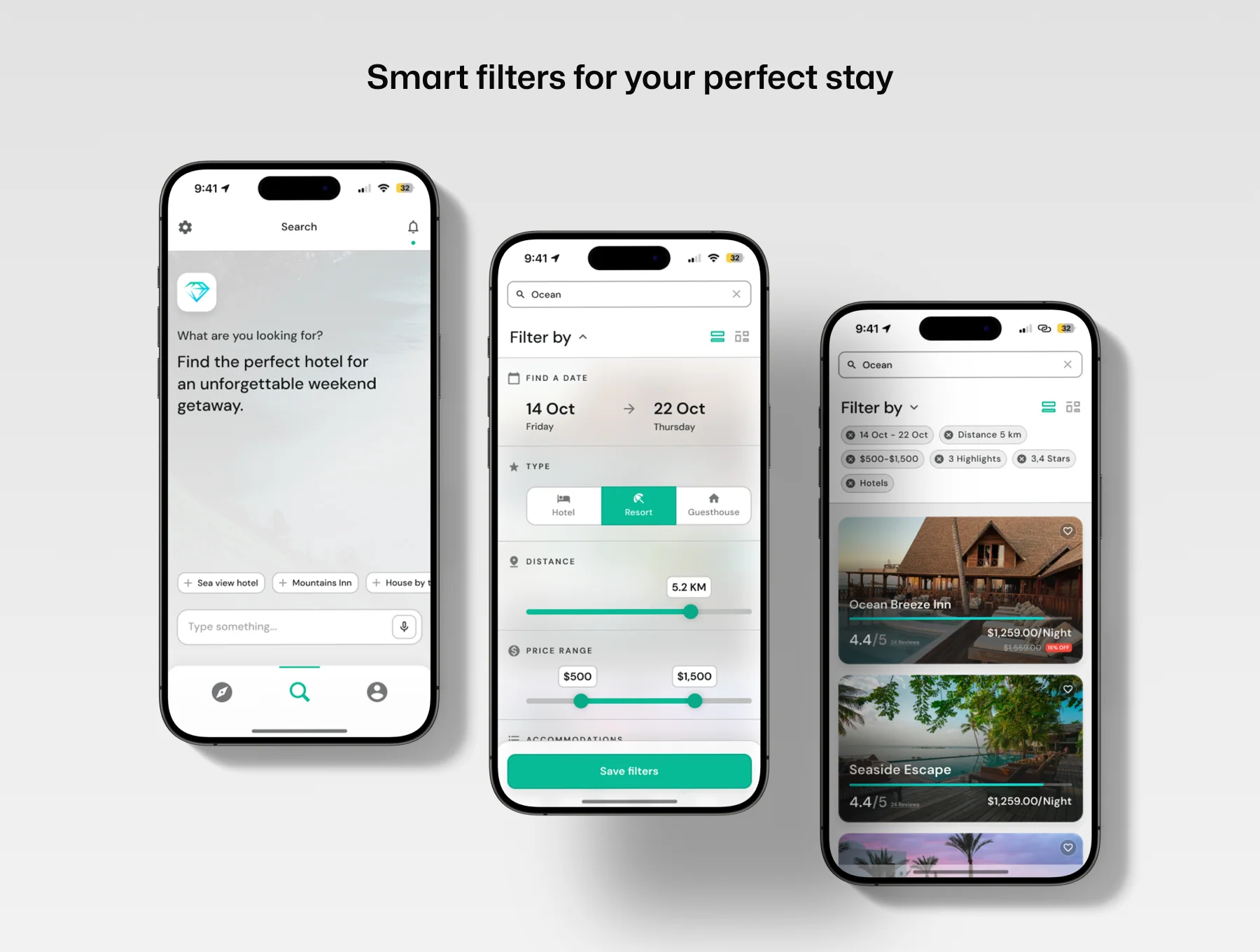 Veridian - Hotel Booking App UI Kit 5