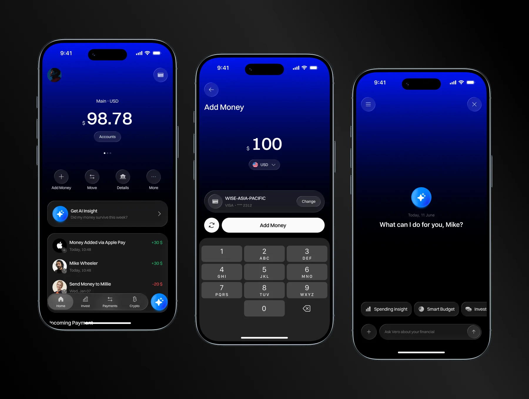 Vero – Banking & Investment Mobile UI Kit (100 Screens, Light & Dark) 5