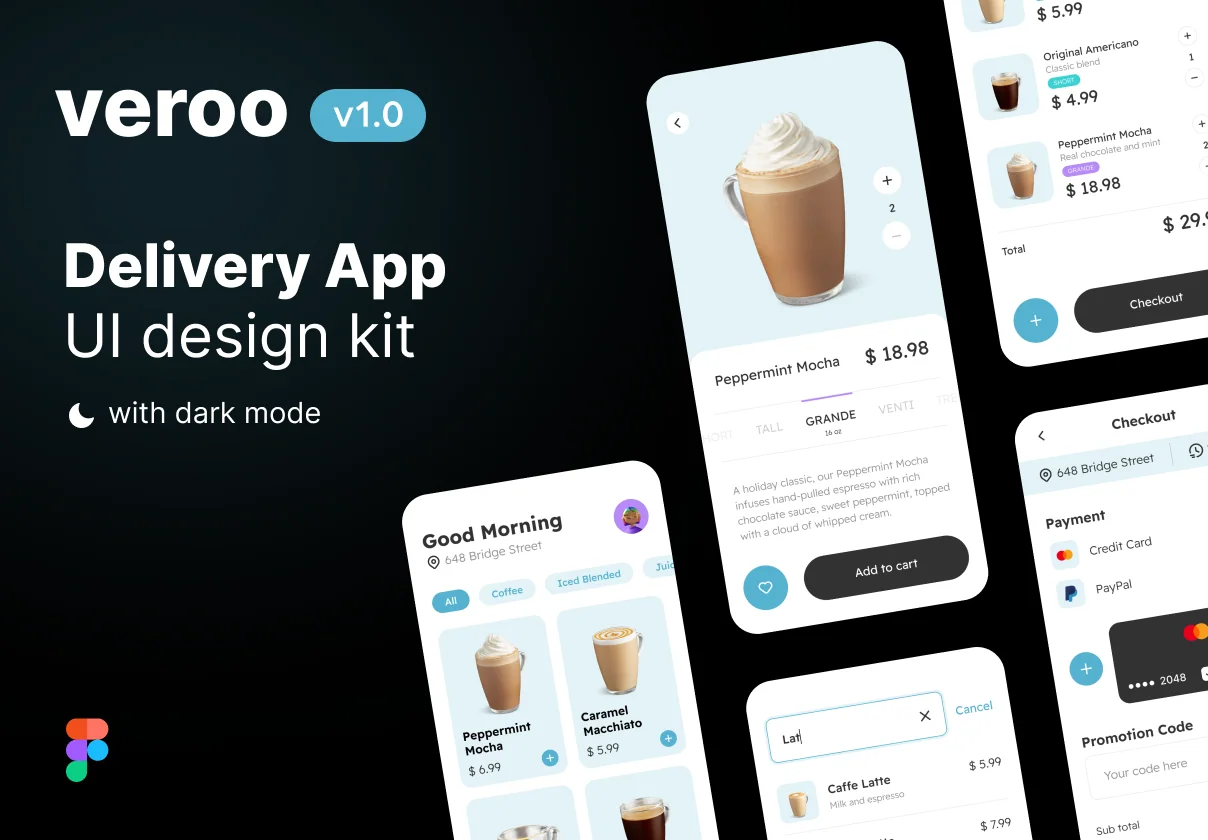 Veroo Delivery App UI Kit