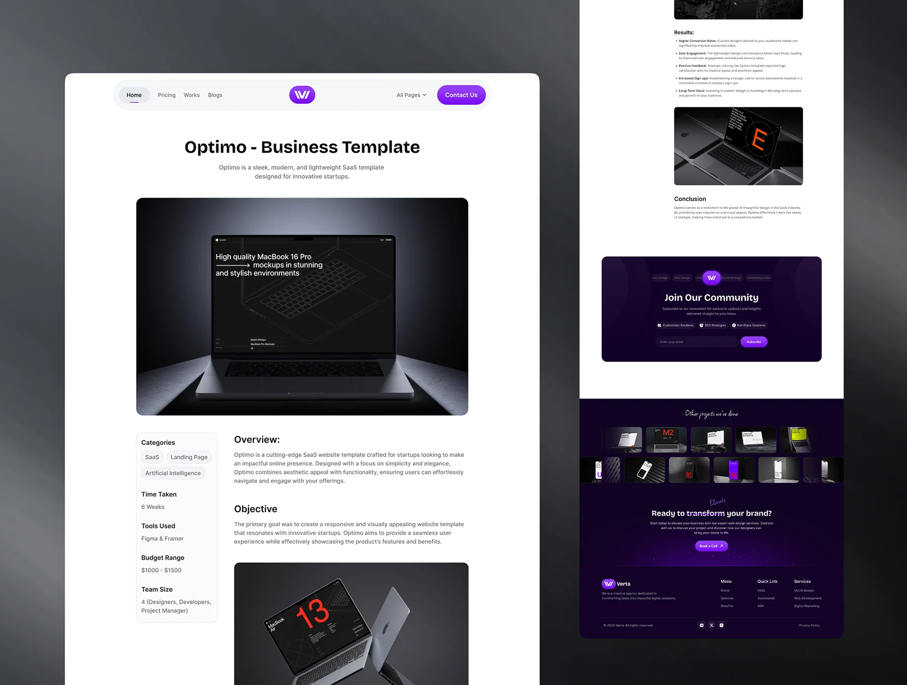 Vertaa - Creative Agency Template 3