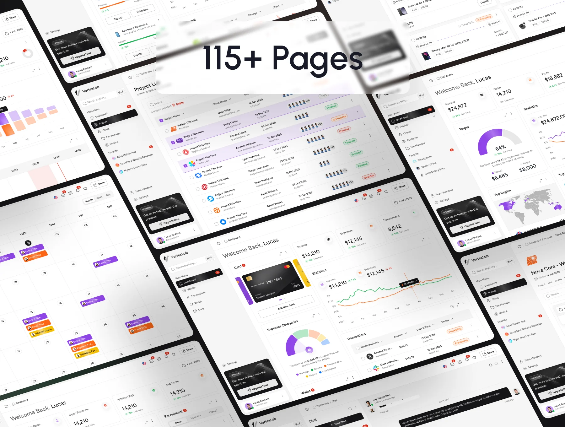 Vertex Lab Dashboard & SaaS UI Kit 3