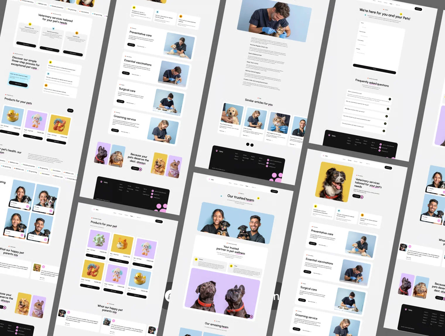 Vertic – Pet Clinic & Veterinary Website Design 2
