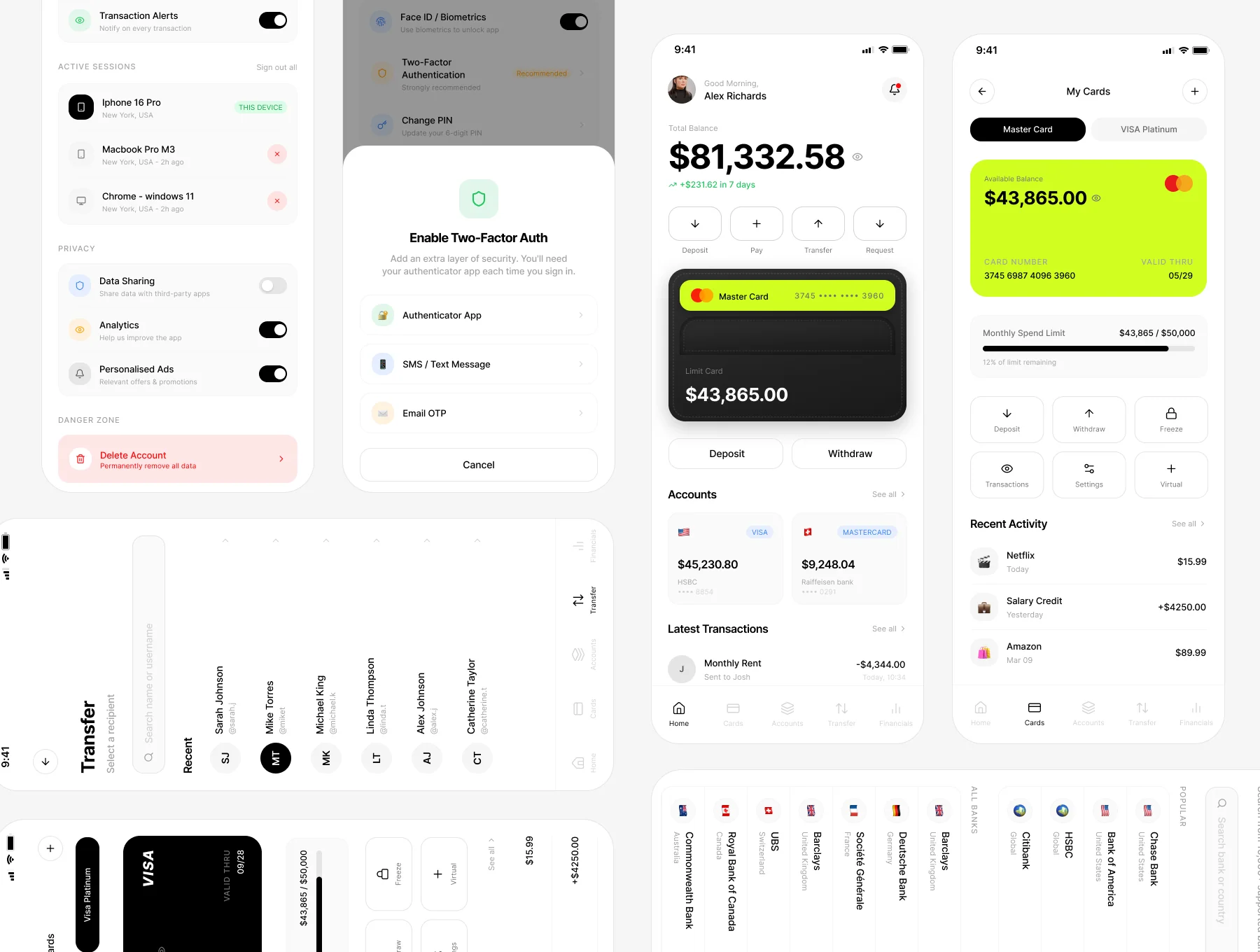 Verto - Complete Fintech Mobile UI Kit 2