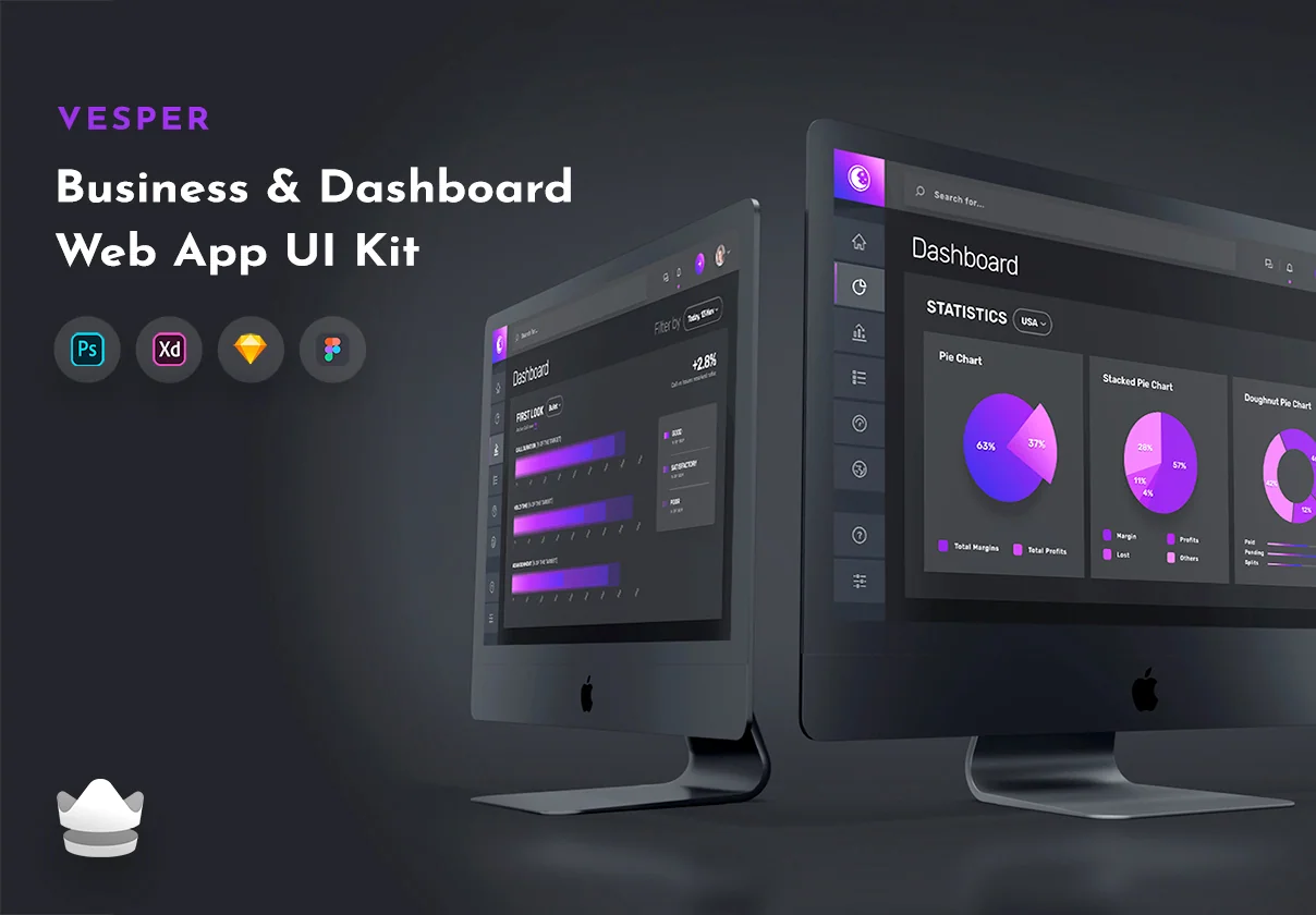Vesper - Dashboard Web UI Kit