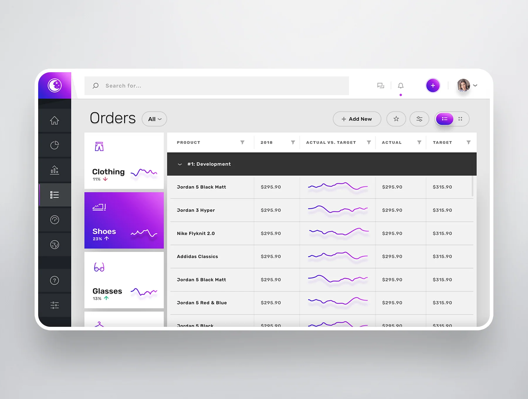 Vesper - Dashboard Web UI Kit 6