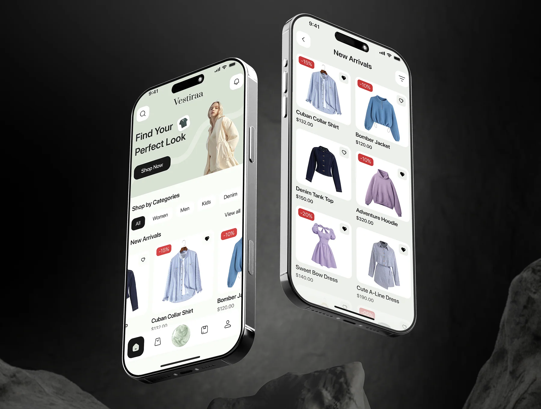 Vestiraa – Fashion E-Commerce App UI Kit 7