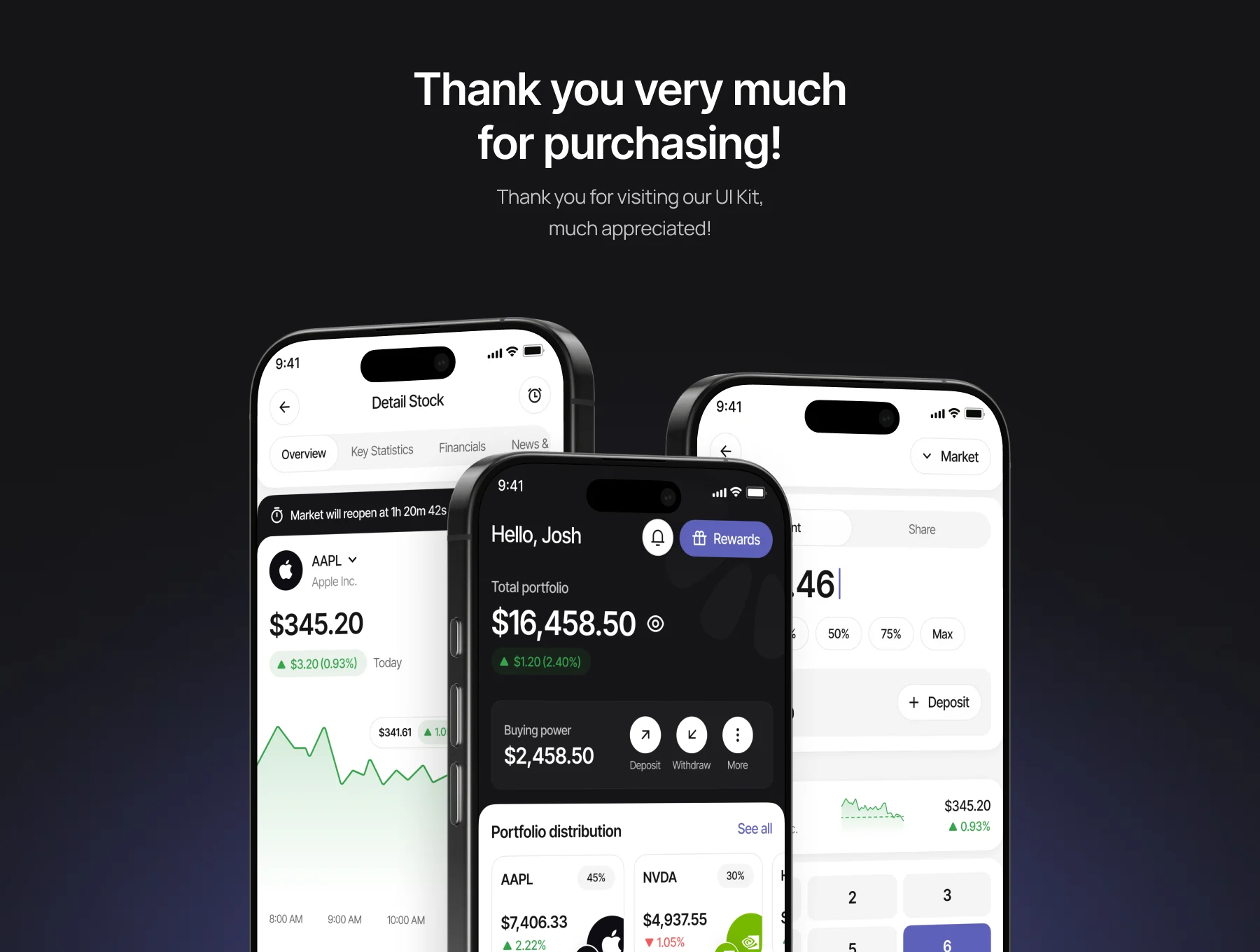 Vesto - Stock Investment Mobile UI Kit 8