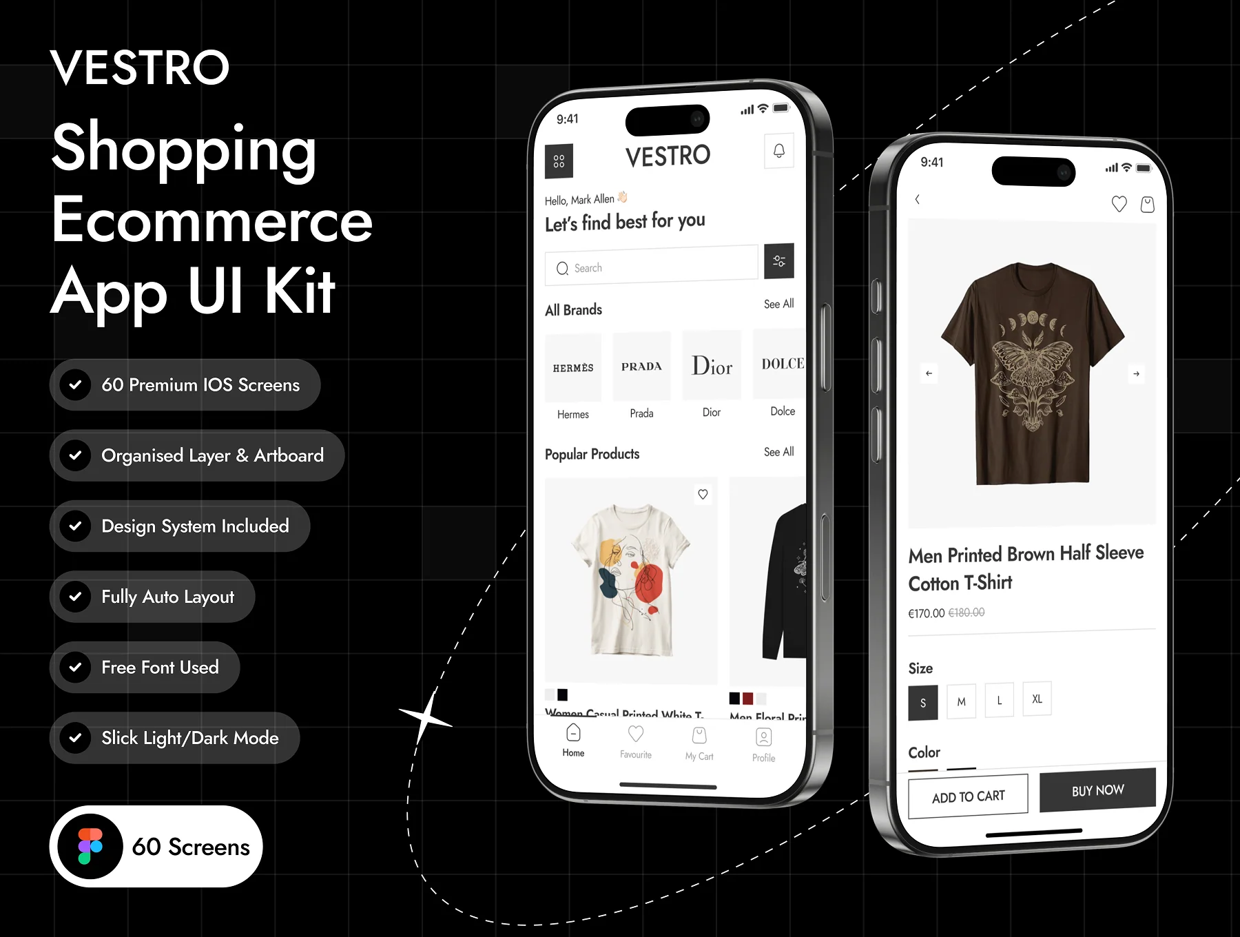 VESTRO - Shopping Ecommerce App UI Kit