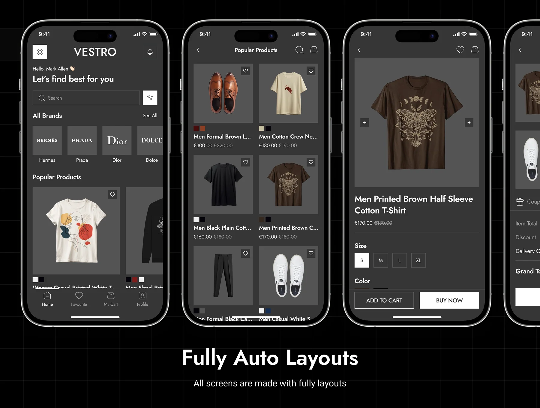 VESTRO - Shopping Ecommerce App UI Kit 4