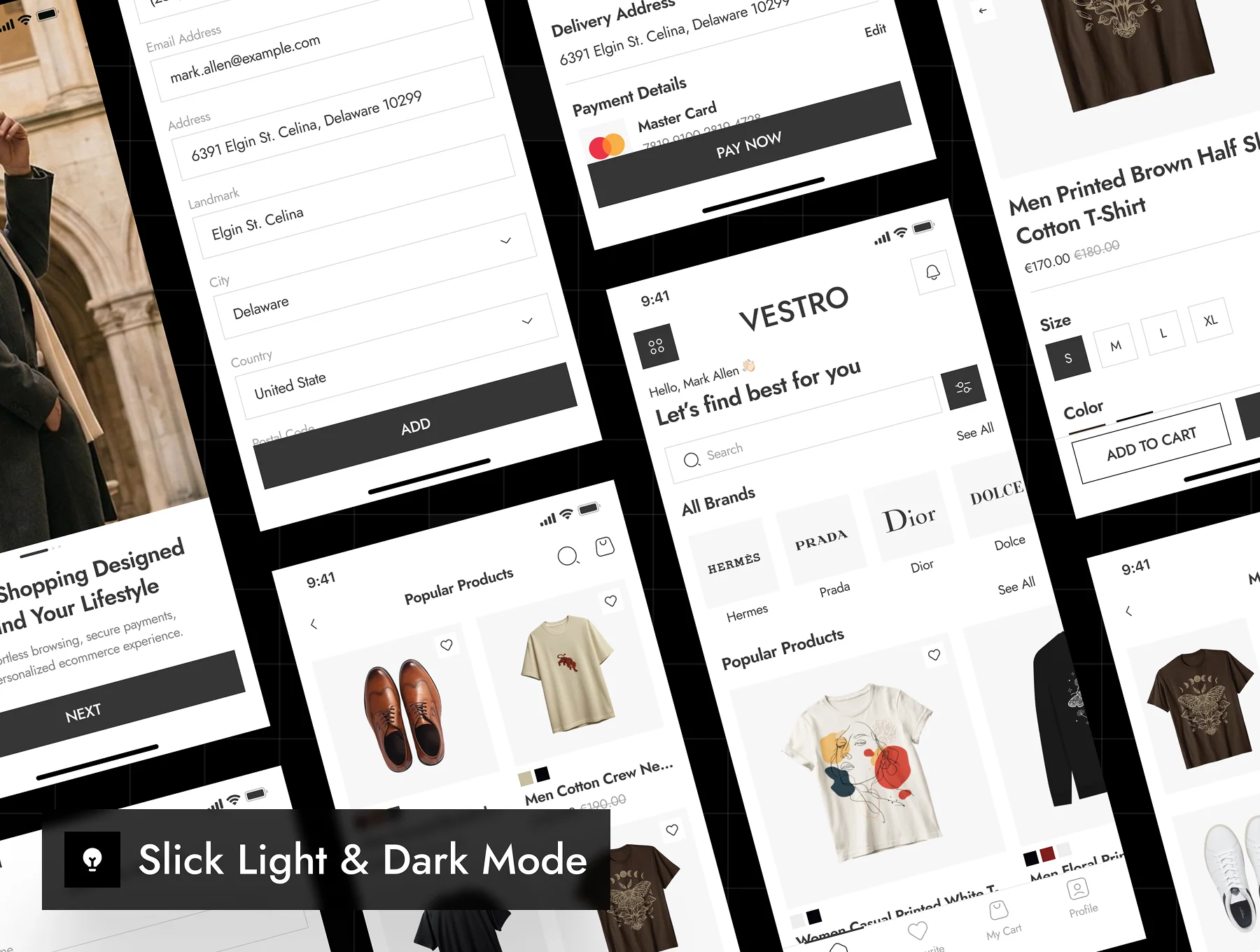 VESTRO - Shopping Ecommerce App UI Kit 5