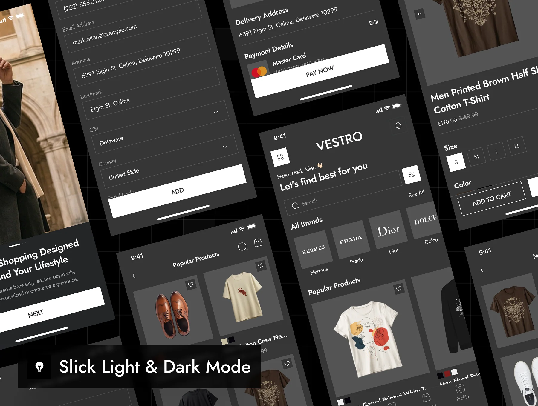 VESTRO - Shopping Ecommerce App UI Kit 6