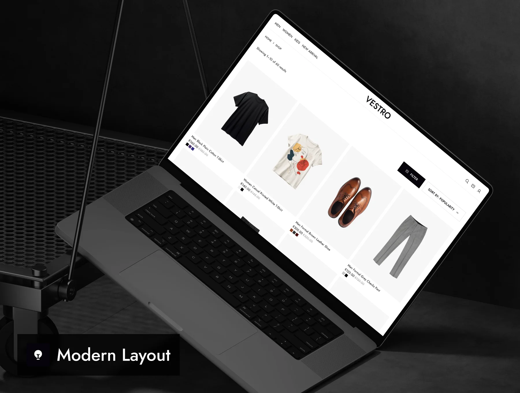 VESTRO - Shopping Ecommerce Website Framer Template 5