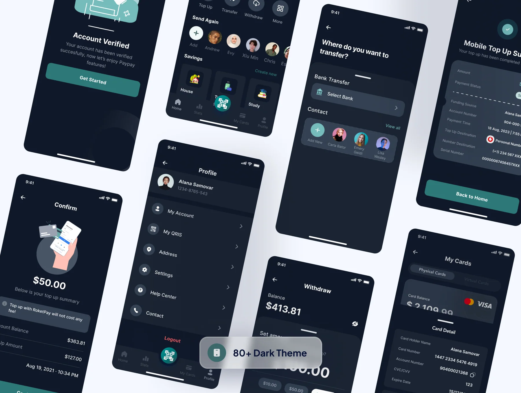 Vexapay - Finance Mobile App UI Kit 6