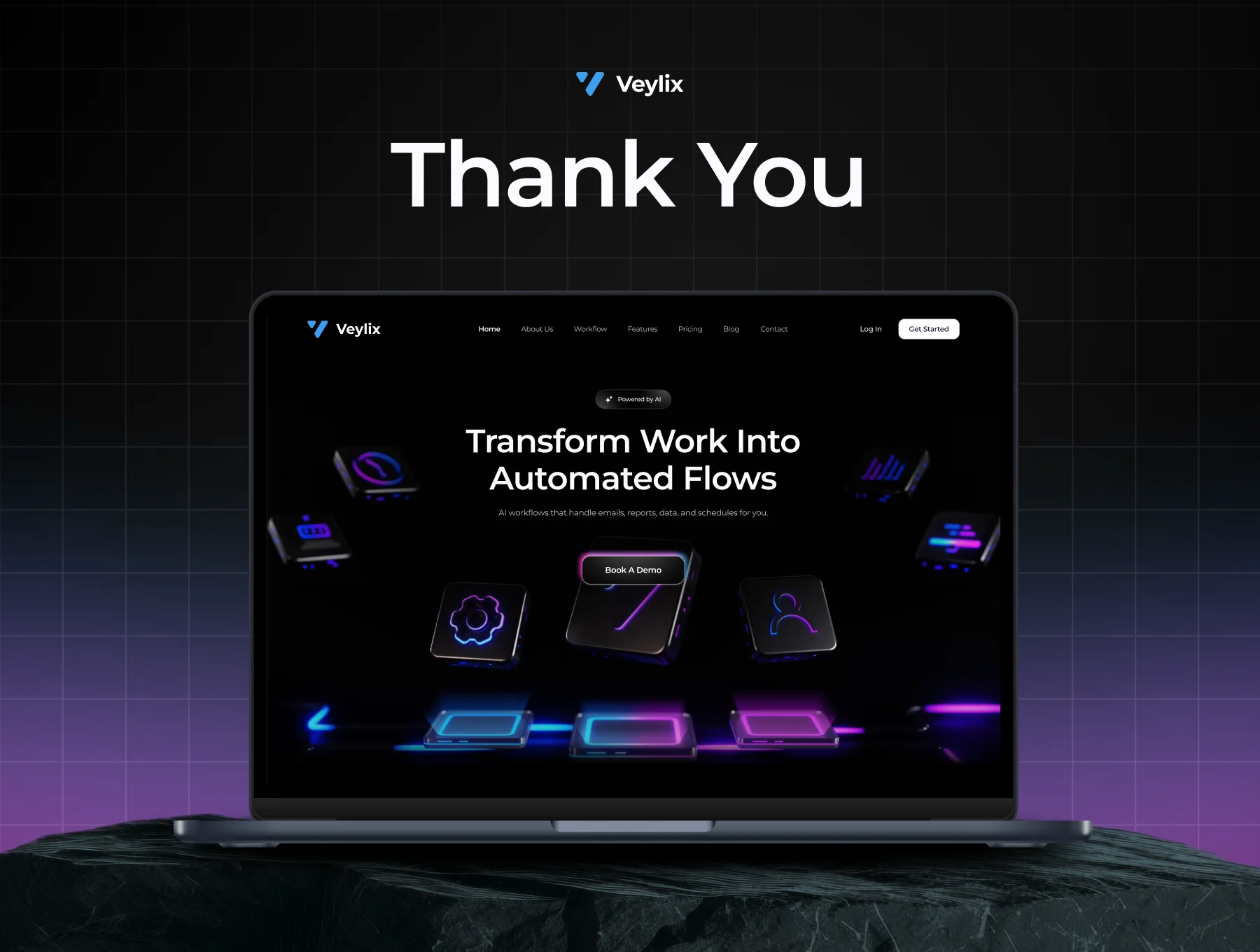 Veylix — AI Automation Platform UI Kit for SaaS & Startup 6