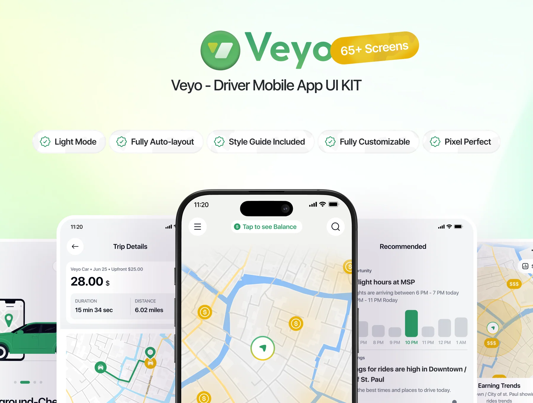 Veyo Drive Mobile App Ui Kit