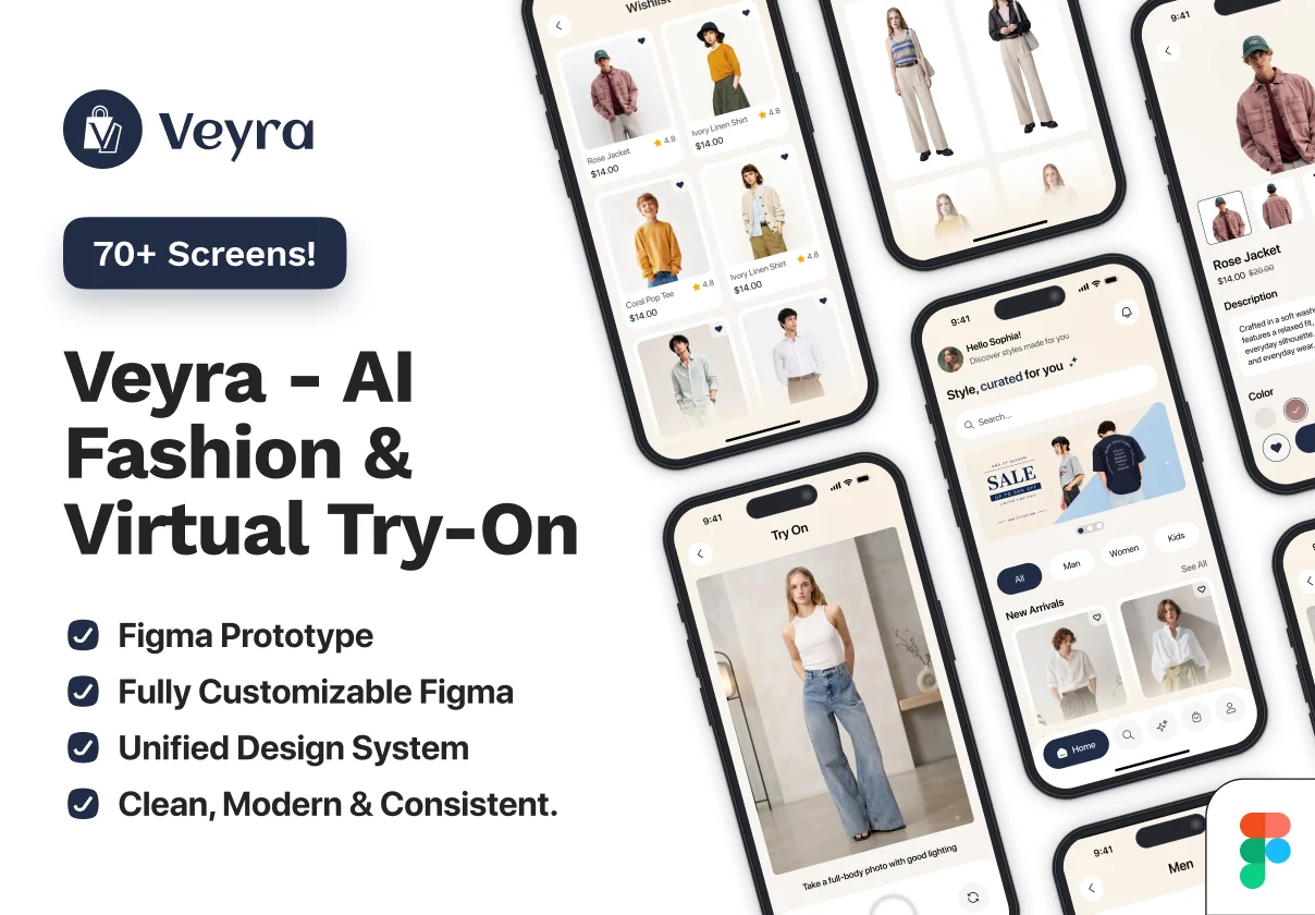 Veyra - AI Fashion & Virtual Try-On App