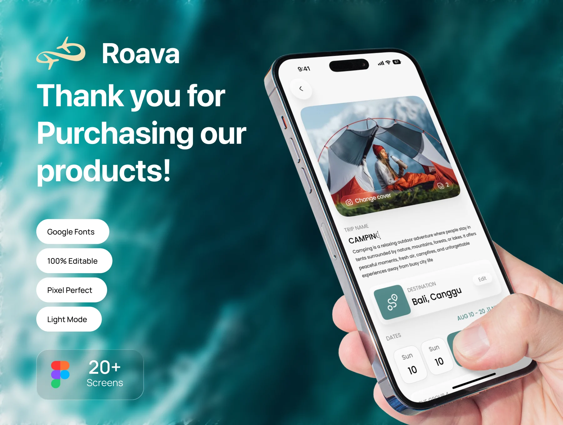 Via - Travel Mobile App Re-Design UI KIT 6