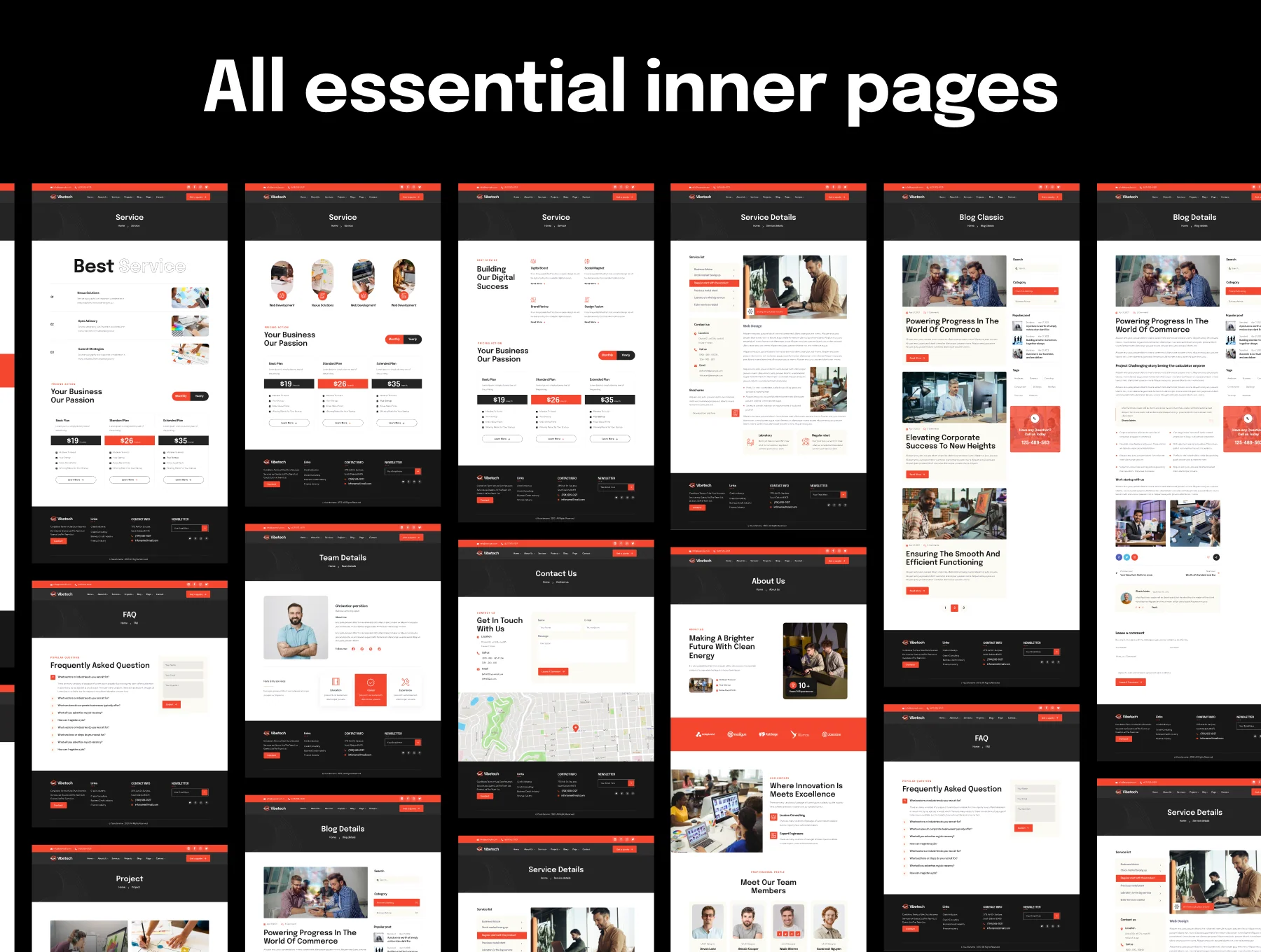 Vibetech - Creative Digital Agency WordPress Theme 4