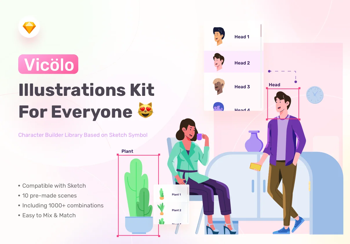 Vicolo Illustrations Kit