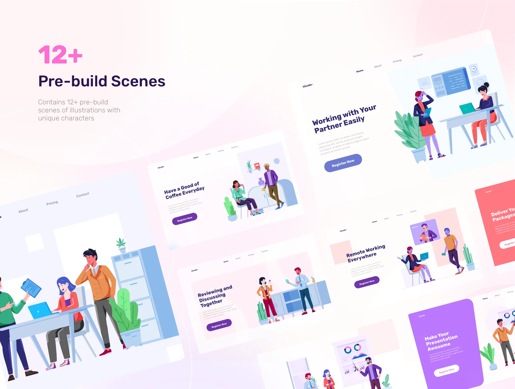 Vicolo Illustrations Kit 4