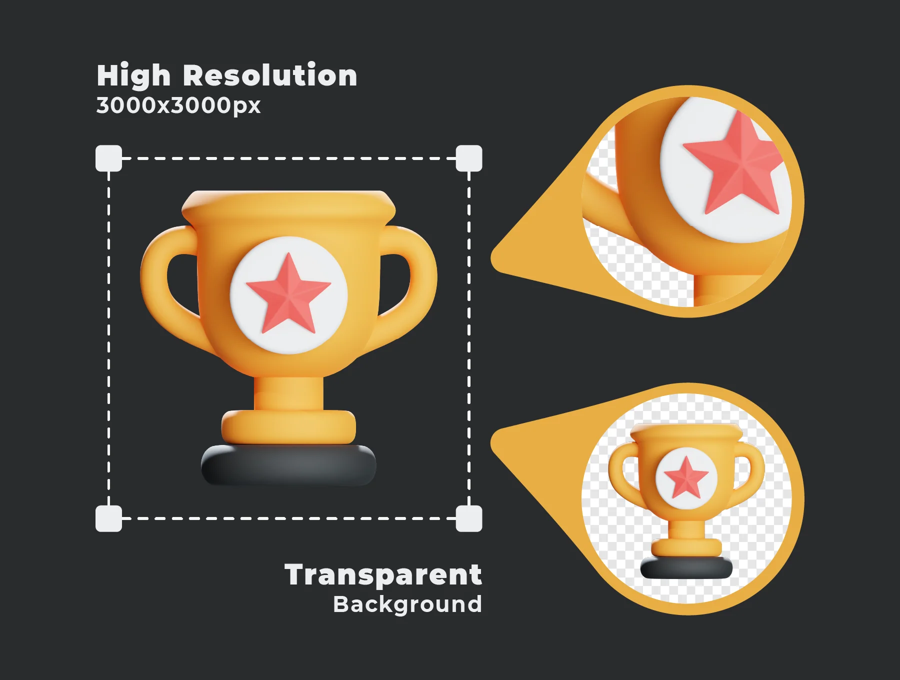 Victory Awards 3d Icon Illustration 2