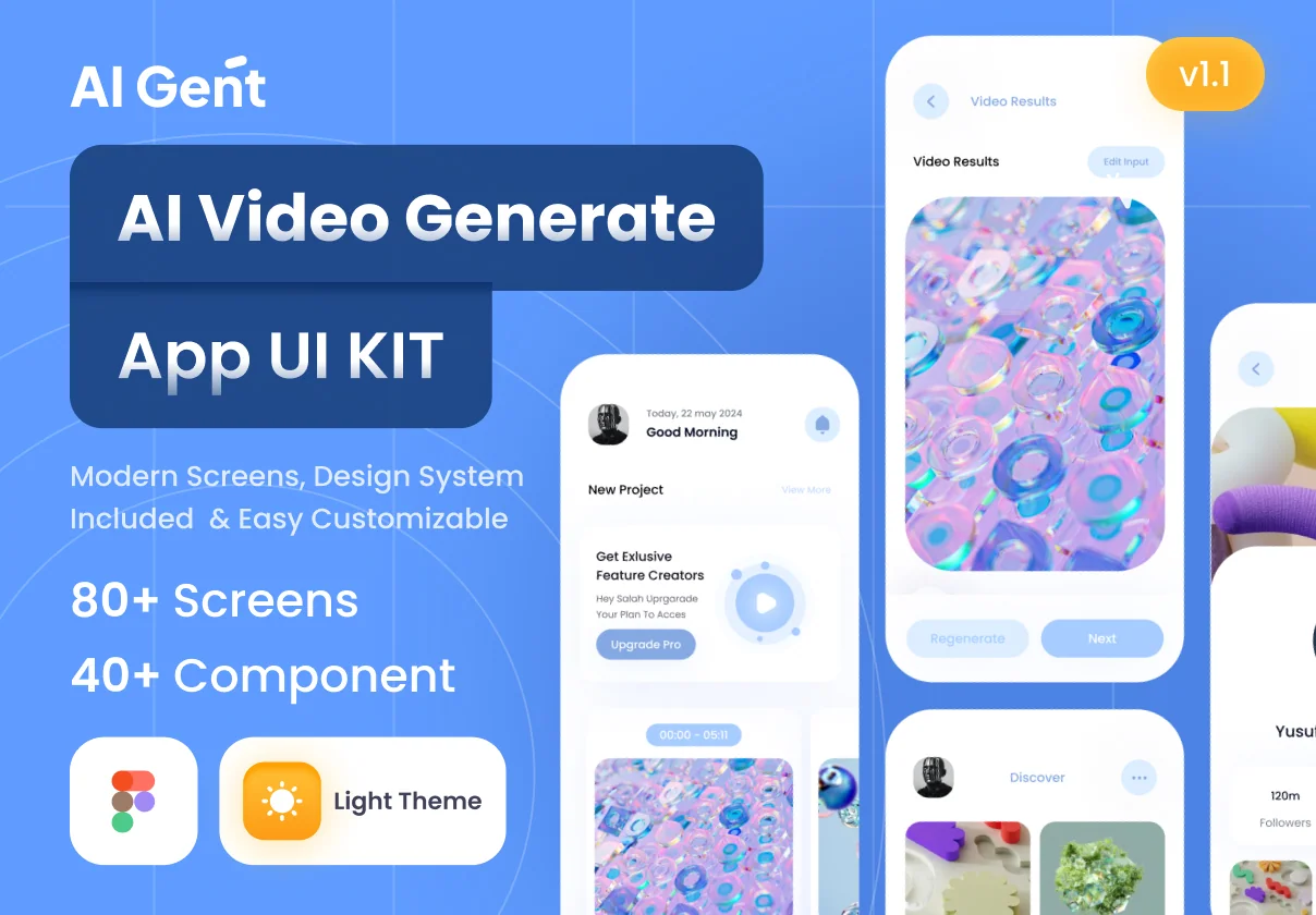 Videcfo - AI Video Generator UI KIts App