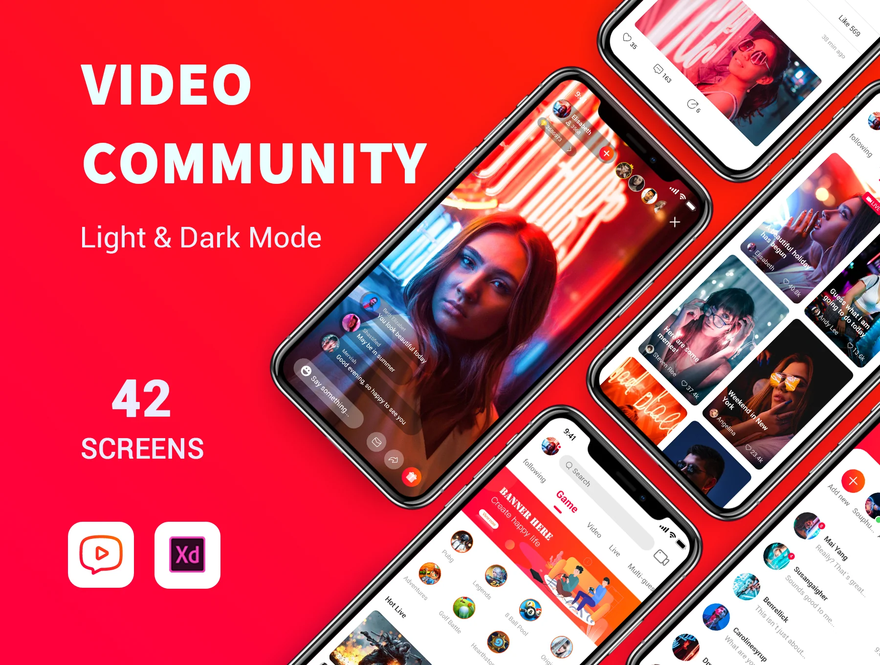 Video community App Ui Kit